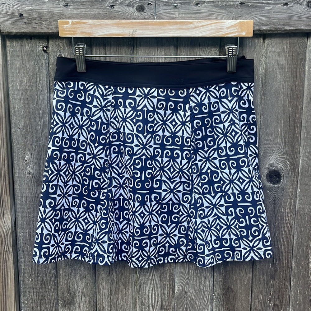 Rip Skirt Hawaii Navy/White Velcro Wrap Around Beach Skirt,Small - Picture 5 of 11